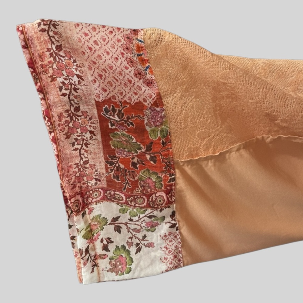 POL Boho Patchwork Lace Pants Large Cottagecore F… - image 5